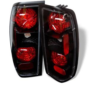 98-00 Nissan Frontier Spyder Altezza Tail Lights - Black
