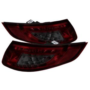 05-08 Porsche 997 Spyder LED Tail Lights - Red Smoke