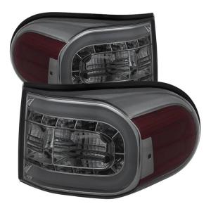 07-13 Toyota FJ Cruiser Spyder Tail Lights - Smoke, Light Bar LED