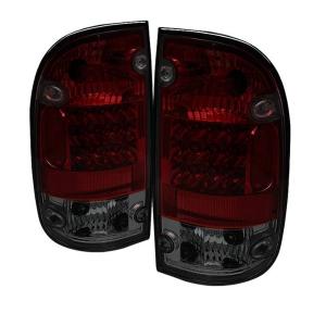 95-00 Toyota Tacoma Spyder LED Tail Lights - Red Smoke