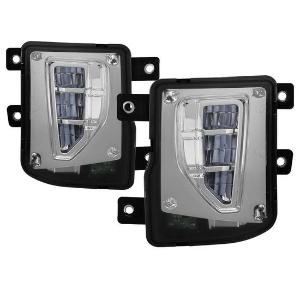 2016-2018 Chevy Silverado 1500 Only ( Donât Fit 2500/3500 Models ) Spyder OEM Style Full LED Fog Light w/Switch- Clear