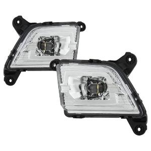 2019-2023 Chevy Silverado 1500 /2500/3500 ( Donât fit Models with RPO Code U12  U12 is the code for the Task Lighting / Perimeter Lighting ) Spyder OEM Style Full LED Fog Light w/Universal Switch- Clear