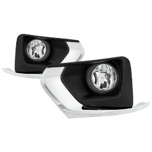2018-2019 Chevrolet Traverse Spyder OEM Style Fog Lights W/Universal Switch- Clear