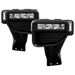2020-2022 Ford F250 F350 Superduty Spyder OEM Full LED Fog Lights - With Switch - Clear