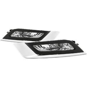 2017-2018 Ford Fusion Spyder OEM Fog Lights W/Switch and Cover - Clear