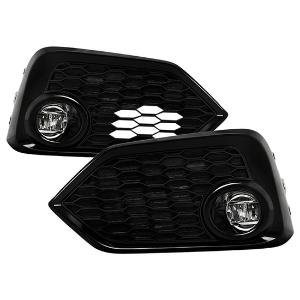 2016-2017 Honda Civic 3Dr Hatchback Only ( Doesnât Fit Coupe & Sedan ) Spyder OEM Style Full LED Fog Light w/Switch- Clear