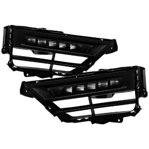2020-2022 Honda CRV Hybrid Models Only Spyder OEM Full LED Fog Lights w/ Switch - Clear