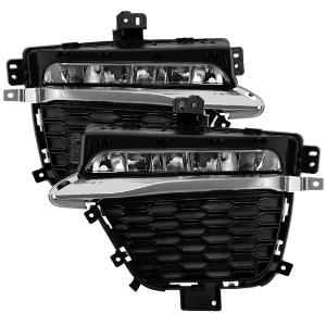 2022-2024 Jeep Grand Cherokee ( Fits Two -Row Models, Laredo A,  Laredo,  Laredo X,  Altitude,  Altitude X ) Spyder OEM Style LED Fog Lights w/Switch