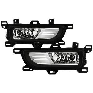2020-2022 Nissan Titan Spyder OEM Style Fog Lights w/Switch - Clear