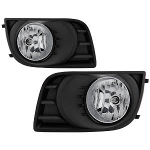2008-2016 Toyota Sequoia Spyder OEM Style Fog Lights w/OEM Fit Switch - Clear
