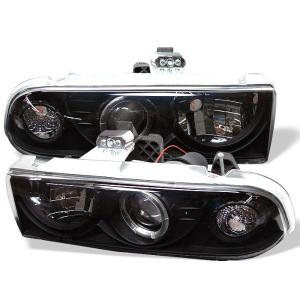 98-05 Chevrolet Blazer, 98-04 Chevrolet S10 Spyder Halo Projector Headlights - Black