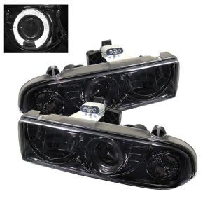 98-05 Chevrolet Blazer, 98-04 Chevrolet S10 Spyder Halo Projector Headlights - Smoke