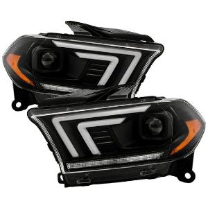 2011-2013 Dodge Durango HID Model Only ( Not Compatible With Factory Halogen Model ) Spyder Signature Projector Headlights - Black