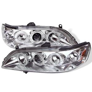 98-02 Honda Accord Spyder Halo Projector Headlights - Chrome