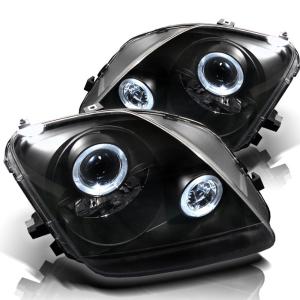 97-01 Honda Prelude Spyder Auto Headlights - Projectors (Black)