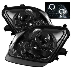 97-01 Honda Prelude Spyder Halo Projector Headlights - Smoke