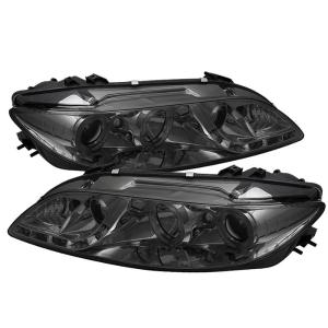 03-05 Mazda 6 Spyder Halo DRL LED Projector Headlights (Smoke)