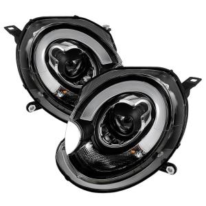 07-12 Mini Cooper Spyder Projector Headlights - Black