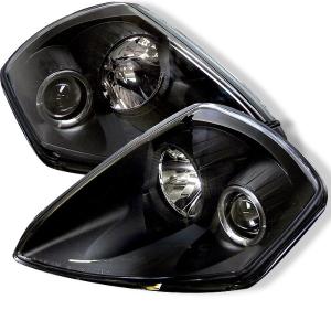 00-05 Mitsubishi Eclipse Spyder Halo Projector Headlights - Black