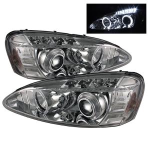 04-08 Pontiac Grand Prix Spyder Halo Projector Headlights - Chrome