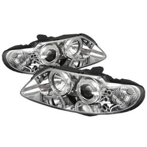 04-06 Pontiac GTO Spyder Halo LED Projector Headlights - Chrome