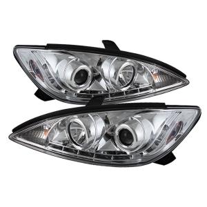 02-06 Toyota Camry Spyder DRL LED Projector Headlights (Chrome)