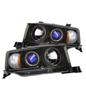 03-07 Scion XB Spyder Halo Projector Headlights - Black