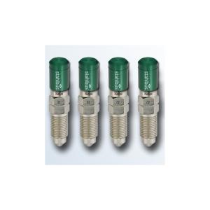 All ATVs (Universal), All Cars (Universal), All Jeeps (Universal), All Motorcycles (Universal), All Muscle Cars (Universal), All SUVs (Universal), All Trucks (Universal), All Vans (Universal), Fab Shop (Universal) Stahlbus Bleeder Valves with Green Dust Caps - Steel (M10x1.25x20mm)