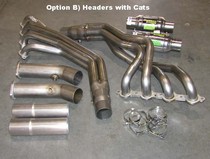 2004 Pontiac GTO LS1 Stainless Works headers.  CNC mandrel bent 1 3/4