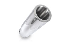 Universal Stainless Works SSW Tips - Double Wall Straight Cut Exhaust Tip 3 1/2in body 3in id inlet
