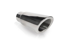 Universal Stainless Works SSW Tips - Double Wall Slash Cut Exhaust Tip - 3 1/2in Body 2 1/4in ID
