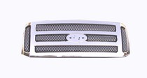 05-07 Ford Super Duty Street Scene Chrome Grille Shell With 6 Piece Chrome Speed Grille Inserts
