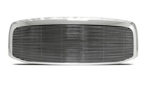 06-08 Dodge Ram Street Scene Chrome Grille Shell With Full Opening 4 Mm Billet Insert