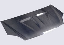 03-04 Honda Civic Si Street Scene Carbon Fiber Style Hood