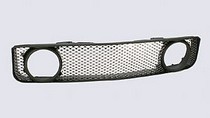 05-09 Ford Mustang 6 Cyl Street Scene Custom Grille Shell & Insert Gt Mount Lights Black Chrome