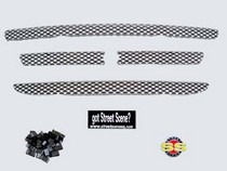 99-03 F150 Pick-Up 4 Piece, 01-03 F150 Super Crew XLT 4 Piece, 00-03 F150 Base Model/Work Series/XL Street Scene Bolt-Over Grilles, Main (Brushed)