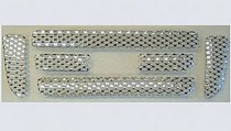 04-09 Ford Ranger Street Scene Main Grille, 6 Piece Opening, Black Chrome