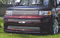 2004 Scion xB Street Scene Bolt-Over Grilles, OEM Valance and Bumper (Chrome)