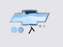 07-10 Chevy Avalanche Street Scene Bow Tie, Rear, Chrome Finish And Outline