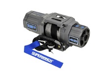 Universal Superwinch SUW Powersports SP Series Winches - 4500 LBS 12V DC 1/4in x 40ft Synthetic Rope Hawse Fairlead SP 45SR Winch