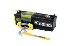 Universal Superwinch SUW S5500 Series Winches - 5500 LBS 12V DC 1/4in x 60ft Synthetic Rope S5500 Winch