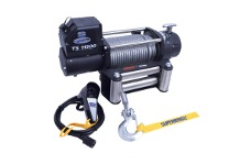 Universal Superwinch SUW Tiger Shark Series Winches - 11500 LBS 12V DC 3/8in x 84ft Steel Rope Tiger Shark 11500 Winch