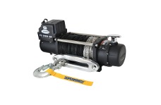 Universal Superwinch SUW Tiger Shark Series Winches - 9500 LBS 12V DC 3/8in x 80ft Synthetic Rope Tiger Shark 9500 Winch