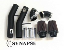 09-13 Nissan GTR R35 Synapse Cold Air Intake Kit without MAF Inserts (Powder Coated Black)