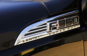 2011-2012 Ford Super Duty T-Rex Billet Bar Style Side Polished Vent Inserts - Install Into The OE Inserts (EZ Install)