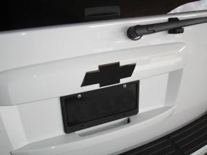 2007-2012 Chevrolet Suburban, 2007-2012 Chevrolet Tahoe, LTZ T-Rex Billet Bowtie - Rear - Plain - Black (8 Length)