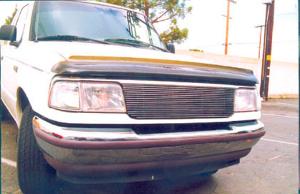 1993-1997 Ford Ranger T-Rex Billet Grille Insert - Use With Top Chrome Molding Or Cut Grille (17 Bars)