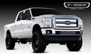 2011-2012 Ford Super Duty T-Rex Billet Grille Overlay/Bolt On - 4 Piece 