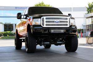 2005-2007 Ford Super Duty T-Rex Billet Grille Overlay/Bolt On - 6 Piece (6 Bars Each)