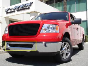 2006-2008 Ford F150 (All Models) T-Rex Bumper Billet Grille Insert - All Black